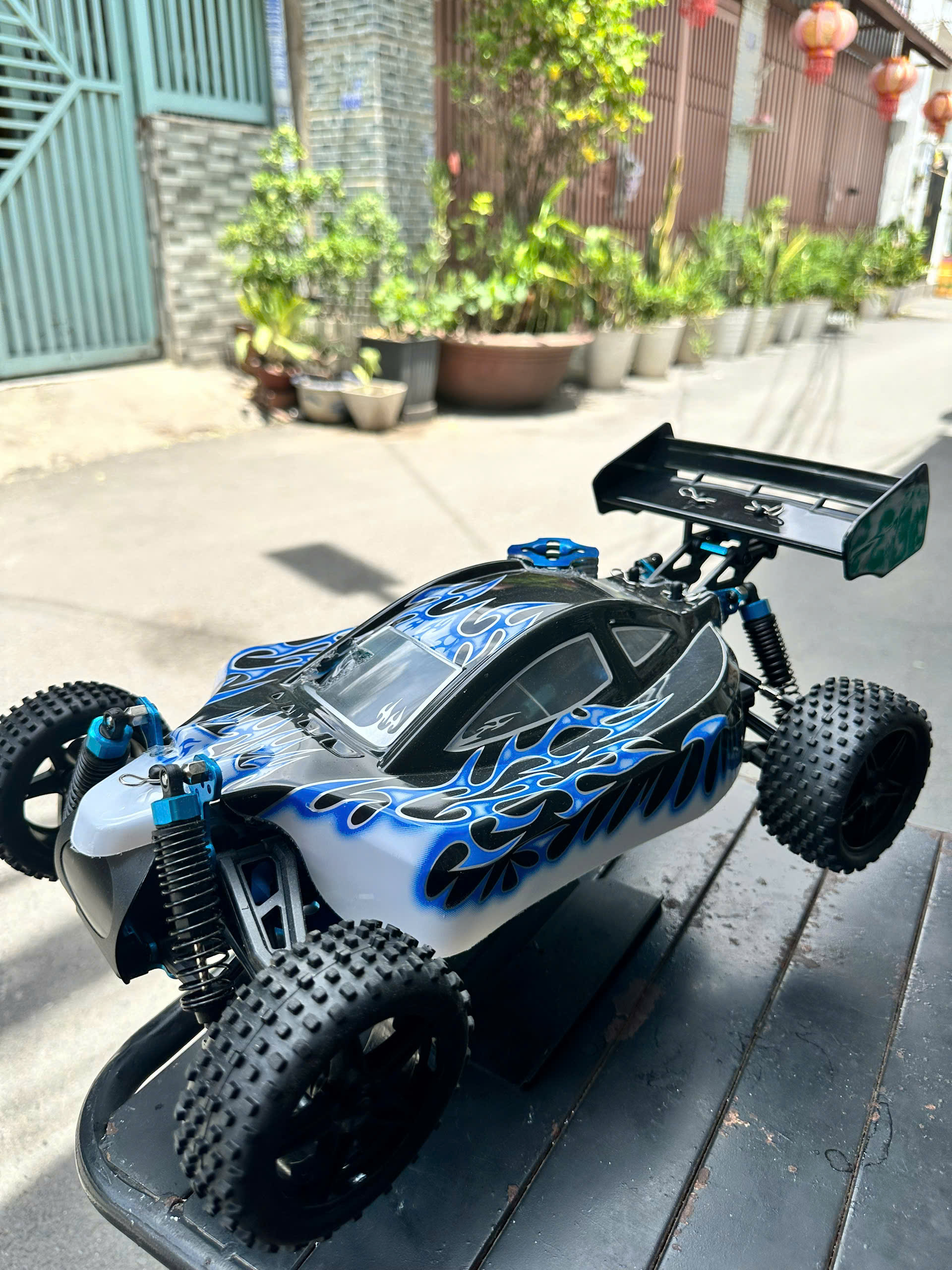 Xe RC nitro buggy mới góc 3 — combo Tân thủ 1
