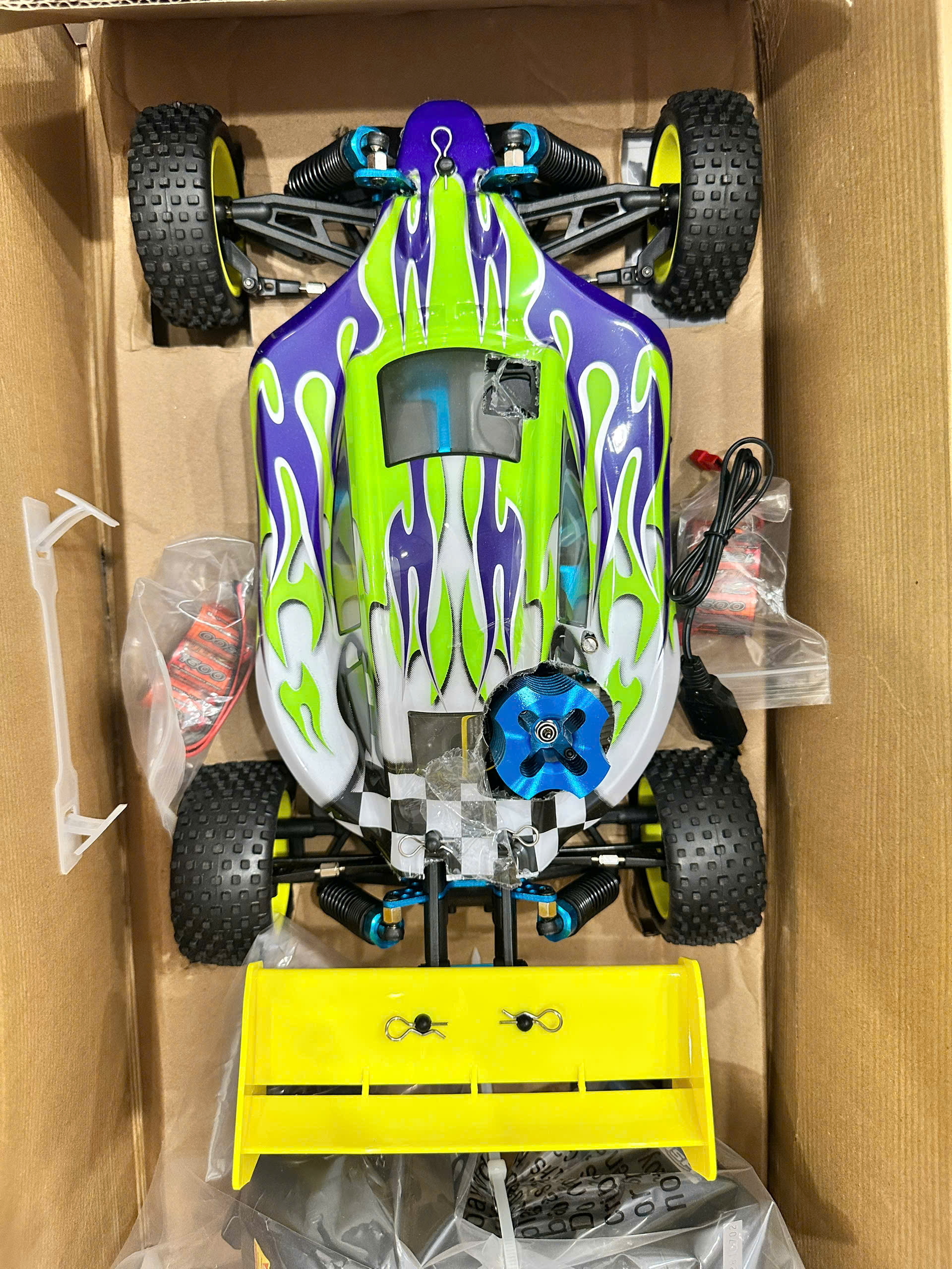 Xe RC nitro buggy mới góc 2 — combo Tân thủ 1